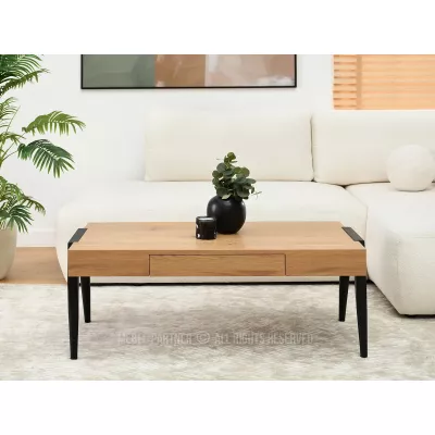 Konferenční stolek SEBASTIAN - dub / černý