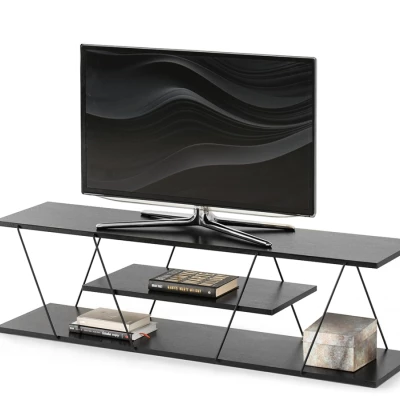 Designový televizní stolek MATTEO - černý