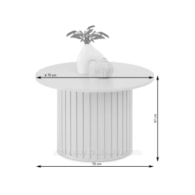 Kulatý konferenční stolek KATO - kašmír