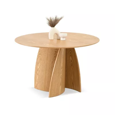 Kulatý jídelní stůl MURK - dub