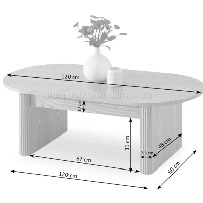 Konferenční stolek CENDRY - dub