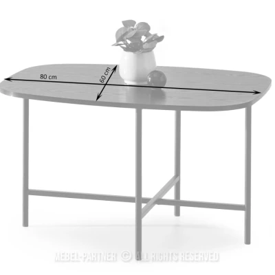 Minimalistický konferenční stolek RAEL - černý