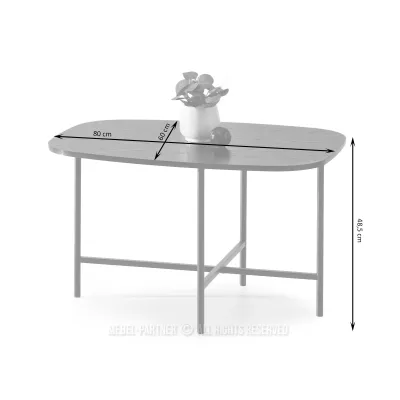 Minimalistický konferenční stolek RAEL - černý