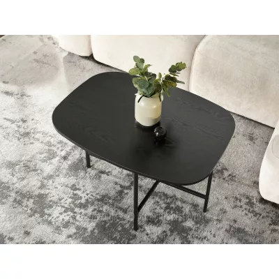 Minimalistický konferenční stolek RAEL - černý