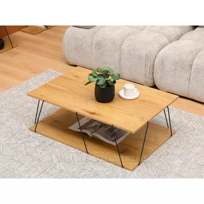 Designový konferenční stolek MATTEO - dub / černý