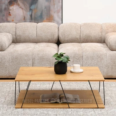 Designový konferenční stolek MATTEO - dub / černý