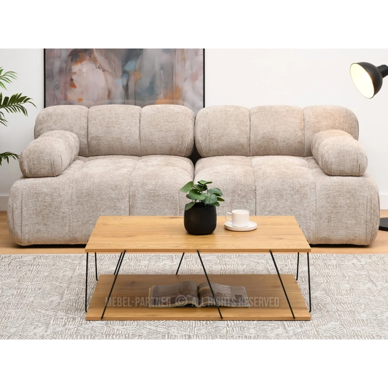 Designový konferenční stolek MATTEO - dub / černý