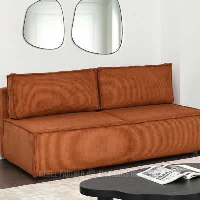 Rozkládací pohovka GERALD - měděná