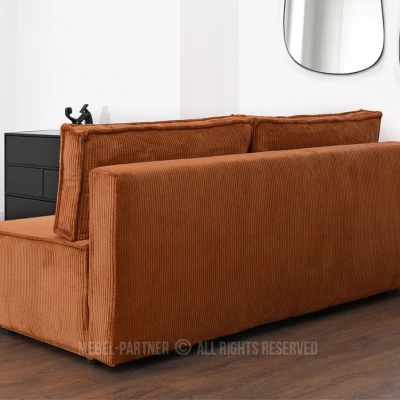 Rozkládací pohovka GERALD - měděná