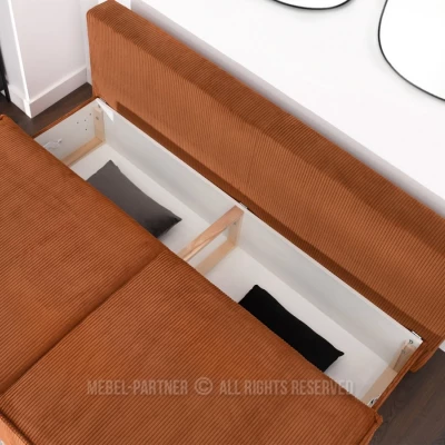 Rozkládací pohovka GERALD - měděná