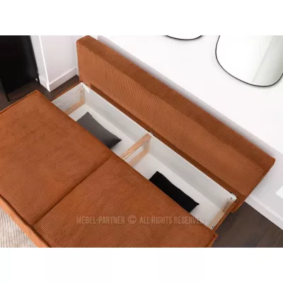 Rozkládací pohovka GERALD - měděná