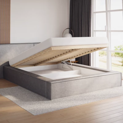 Manželská čalouněná postel 180x200 TELMA 1 - šedá