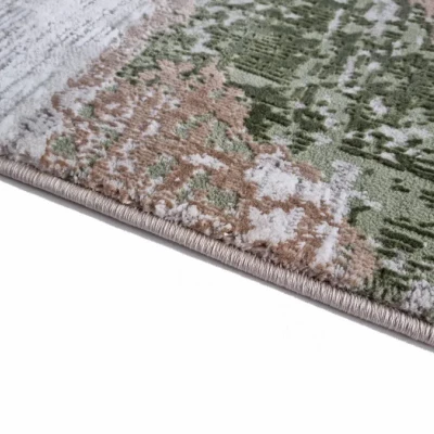 Obdélníkový kusový koberec 240x330 cm STEFANO - krémový / zelený