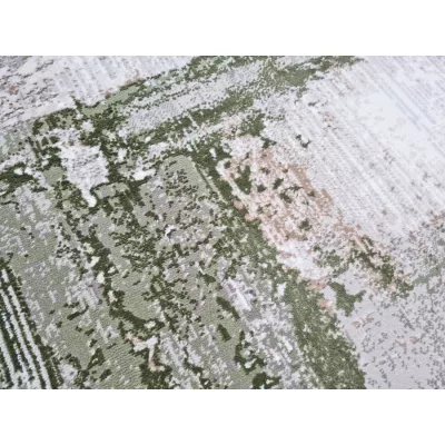 Obdélníkový kusový koberec 200x290 cm STEFANO - krémový / zelený