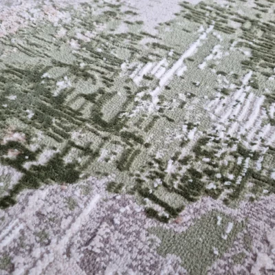 Obdélníkový kusový koberec 200x290 cm STEFANO - krémový / zelený