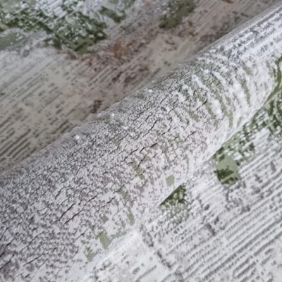 Obdélníkový kusový koberec 180x260 cm STEFANO - krémový / zelený