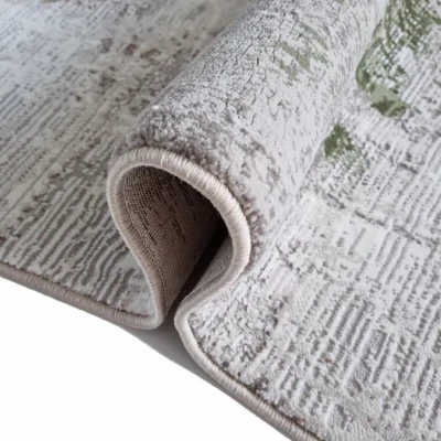 Obdélníkový kusový koberec 180x260 cm STEFANO - krémový / zelený