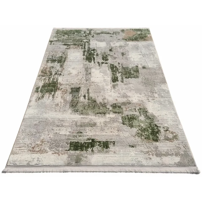 Obdélníkový kusový koberec 180x260 cm STEFANO - krémový / zelený