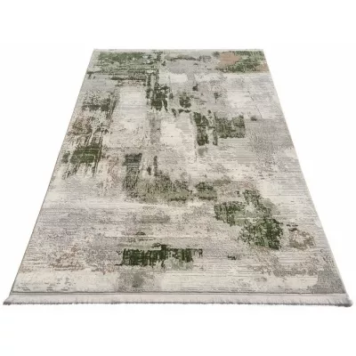 Obdélníkový kusový koberec 180x260 cm STEFANO - krémový / zelený