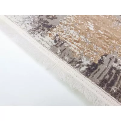 Obdélníkový koberec 200x290 cm STEFANO abstraktní - béžový / zlatý