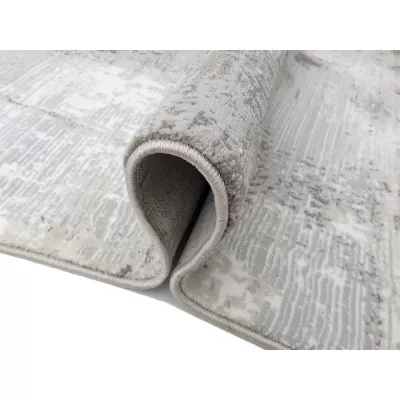 Obdélníkový koberec 180x260 cm STEFANO abstraktní - béžový / zlatý