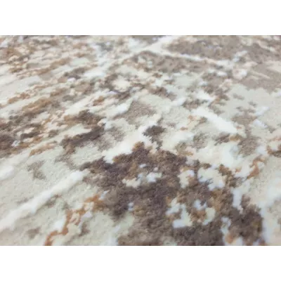 Obdélníkový kusový koberec 80x150 cm STEFANO - béžový / zlatý