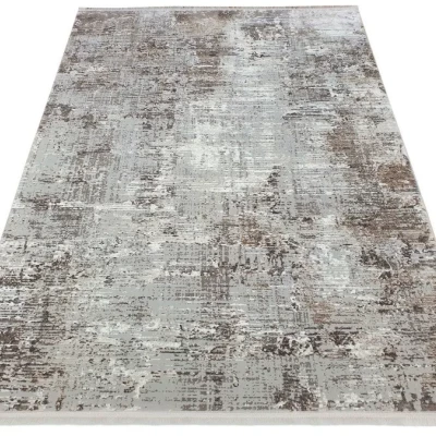 Obdélníkový kusový koberec 80x150 cm STEFANO - béžový / zlatý