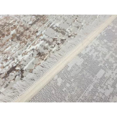 Obdélníkový kusový koberec 80x150 cm STEFANO - béžový / zlatý