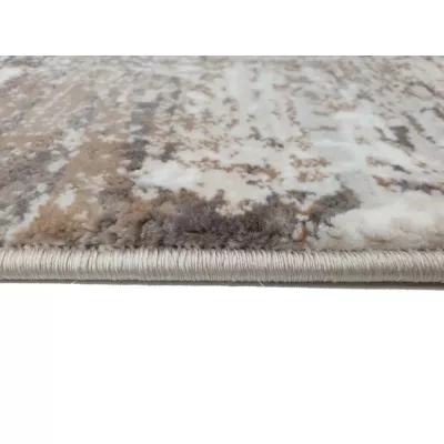 Obdélníkový kusový koberec 80x150 cm STEFANO - béžový / zlatý