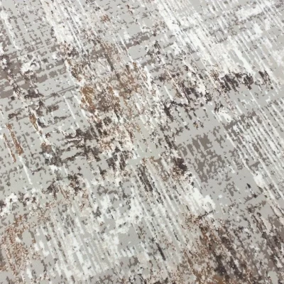 Obdélníkový kusový koberec 80x150 cm STEFANO - béžový / zlatý