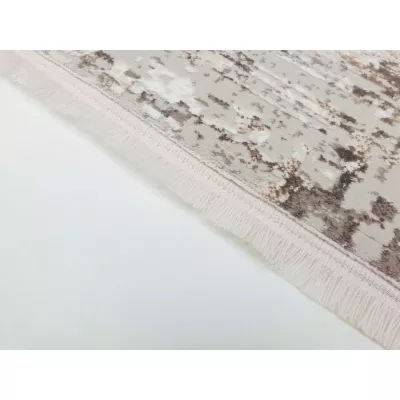 Obdélníkový kusový koberec 80x150 cm STEFANO - béžový / zlatý