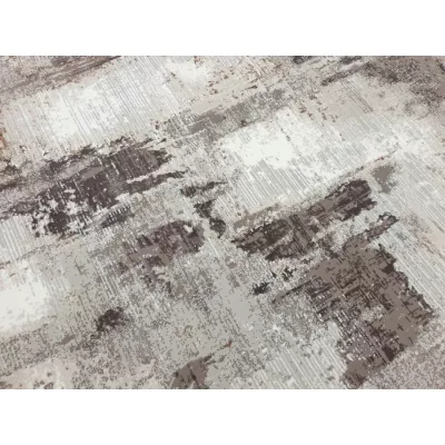 Kulatý koberec 100 cm STEFANO - béžový / zlatý