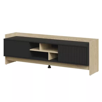 TV stolek ILOFA - dub cremona / černý