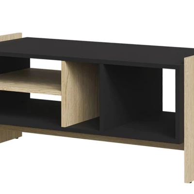 Konferenční stolek ILOFA - dub cremona / černý