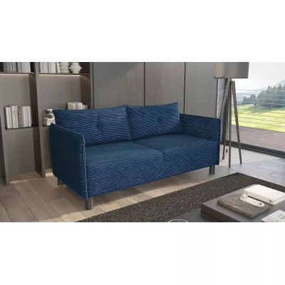 Třímístná pohovka MAELLA - modrá