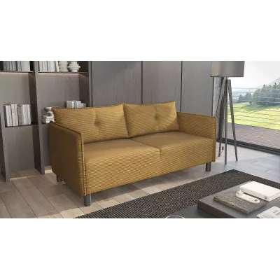 Třímístná pohovka MAELLA - hořčicová