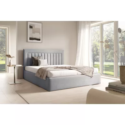 Čalouněná manželská postel 160x200 TAISA 1 - světle šedá