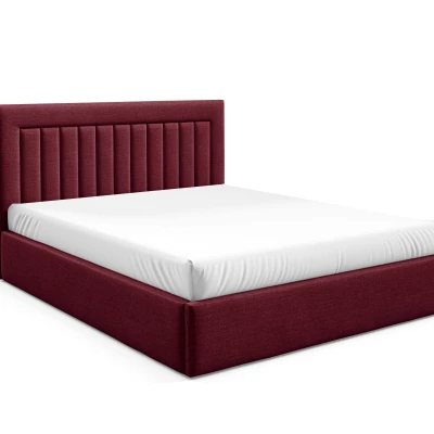 Čalouněná manželská postel 160x200 TAISA 1 - bordová