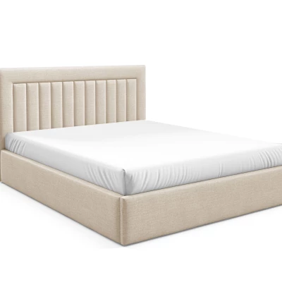 Čalouněná manželská postel 160x200 TAISA 1 - krémová