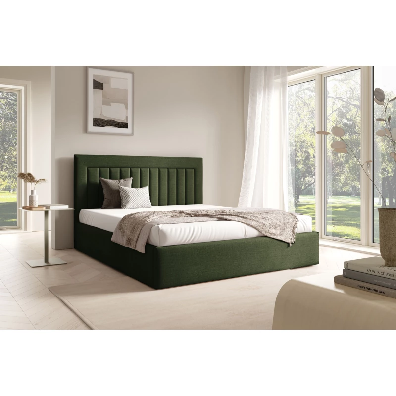 Čalouněná manželská postel 180x200 TAISA 1 - zelená