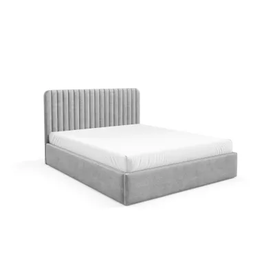 Manželská postel s úložným prostorem 160x200 TAISA 2 - světle šedá