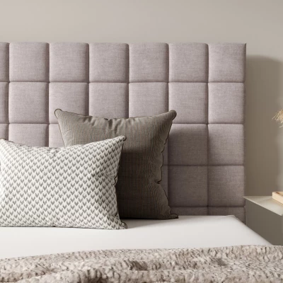 Manželská postel 140x200 TAISA 3 - bordová