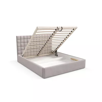 Manželská postel 140x200 TAISA 3 - bordová