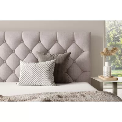 Manželská postel s roštem 180x200 TAISA 4 - světle šedá