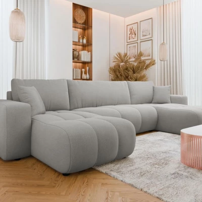 Rozkládací sedačka do U ANFIR - světlá šedá