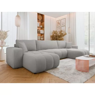 Rozkládací sedačka do U ANFIR - světlá šedá