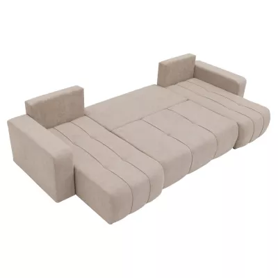 Rozkládací sedačka do U ANFIR - světlá šedá