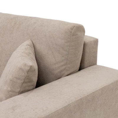 Rozkládací sedačka do U ANFIR - světlá šedá