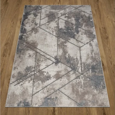 Obdélníkový koberec 140x190 cm ADALBERTO - béžový