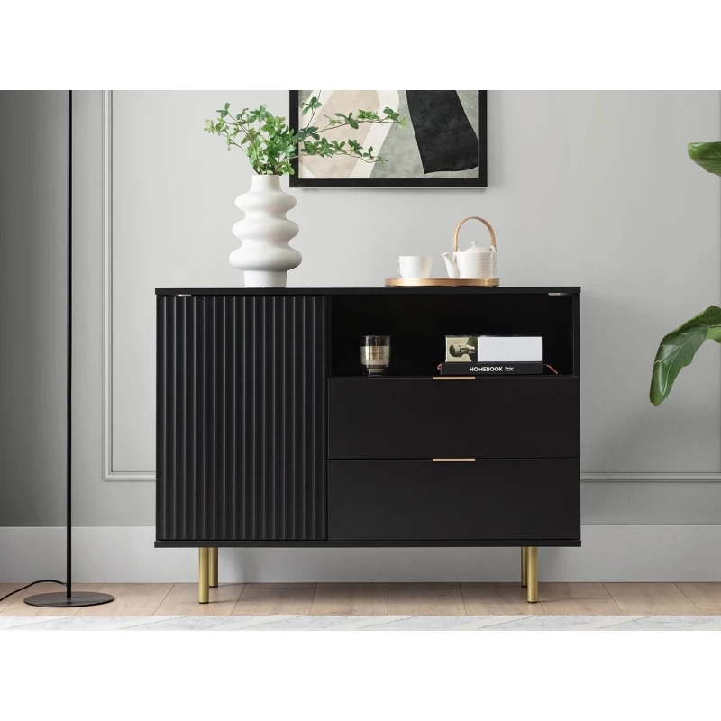 Kombinovaná komoda STELLA - černá